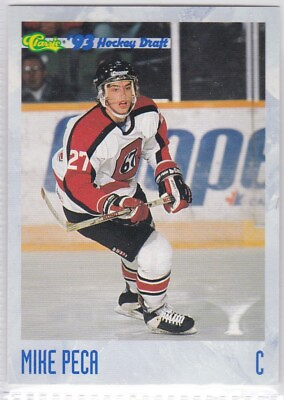 #ad M 1993 Classic NHL Hockey Draft Trading Card Mike Peca #25