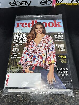 #ad REDBOOK Magazine APRIL 2018 JESSICA ALBA Cover Photo New Unopened Magazine.