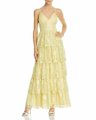 #ad Laundry by Shelli Segal Tiered Lace Gown 14B 962