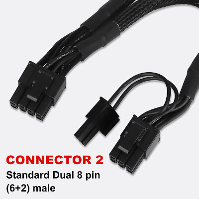 #ad 8 Pin to DUAL 8 62 PCI E GPU Copper Cable Power Supply for EVGA Supernova G2