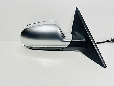 #ad 2010 2016 Audi A4 S4 B8 Right Side View Mirror Used OEM. CHROME FINISH