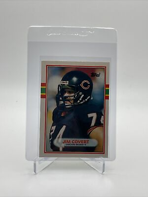 #ad 1989 Topps Traded Jim Covert Football Card #69T NM Mint FREE SHIPPING