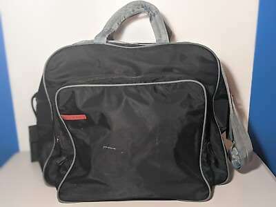 #ad PRADA Boston Travel Bag Nylon Black
