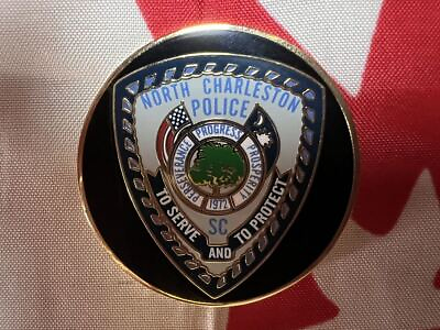 #ad Used Made In Usa North Charleston Policeest.1979 Challenge Coin