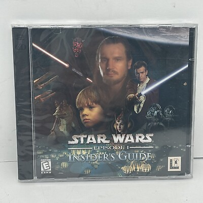 #ad Star Wars Episode 1 Insider#x27;s Guide 1999 2 x PC CD ROM NEW SEALED