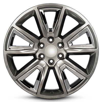 #ad New Wheel For 2015 2022 Chevrolet Suburban 1500 22 Inch Hyper Silver Alloy Rim