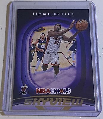 #ad Jimmy Butler 2023 Panini Hoops Skyview #5 Miami Heat