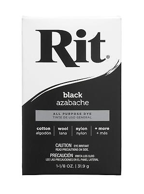 #ad #ad Rit Dye Powdered Fabric Dye Black
