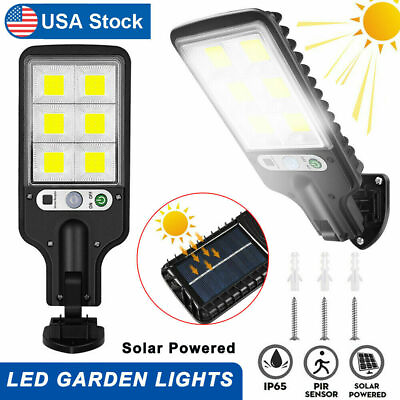 #ad Commercial 99000LM Solar Street Light LED Dusk Dawn PIR Motion Sensor Wall Lamp