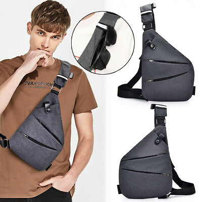 Waterproof Bag Personal Anti Theft Shoulder Man Pocket Portable Chest Travel $10.99