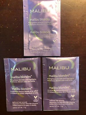 #ad Malibu C Malibu Blondes Brightens Blondes Restores Color Shine 0.17 oz.