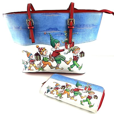 #ad New Christmas purse amp; wallet elves presents snow