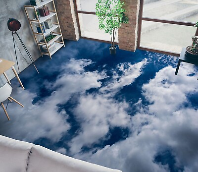 #ad 3D Sky Clouds SKE2687 Floor WallPaper Print Decal Epoxy Floor Deco Kay