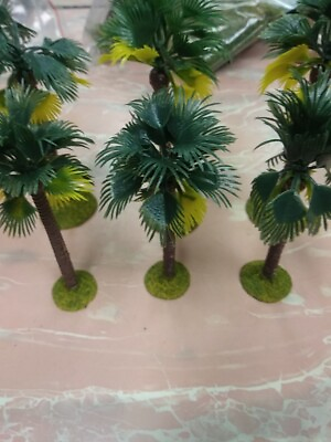 #ad 6 based Landscape Large Model Two Tone Palm Trees wargaming scenery terrain 5quot;