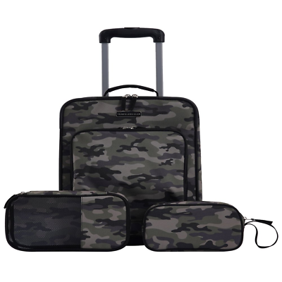 #ad Travelers Club 3pc Junior Travel Luggage Set Camo