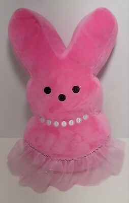 #ad Pink Peeps Plush Bunny