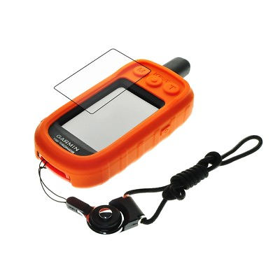 #ad Protect CaseBlack StrapLCD Film Protecors for GPS Garmin Alpha 100 Alpha100