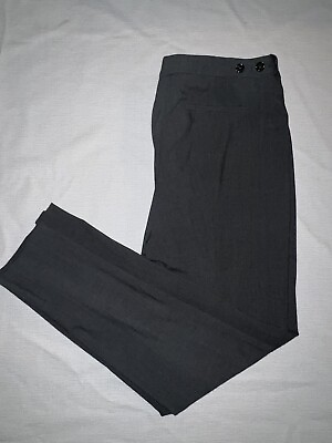 #ad Calvin Klein Black Formal Women Pants highline size 10 read Measures