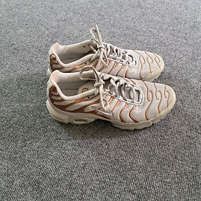 #ad Nike Air Max Plus GS Pure Platinum Womens Shoes Size 7Y Womens 8