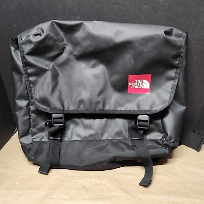 #ad THE NORTH FACE VTG WATERPROOF SLING STYLE 16X12 MESSENGER LAPTOP BAG BLACK GUC