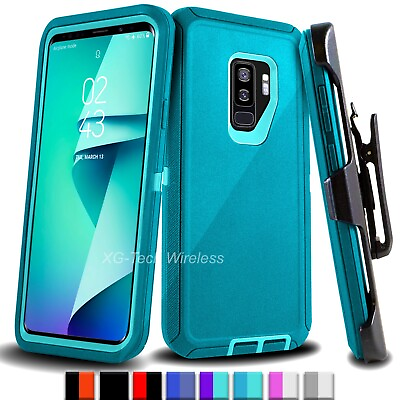#ad For Samsung Galaxy S9 S9 Plus Shockproof Heavy Duty Rugged Case Cover Belt Clip