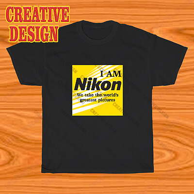 #ad New Shirt Iam Nikon Logo Unisex T Shirt Size S to 5XL