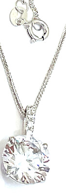 #ad Designer Fine Diamond Necklaces and Pendants 18K SOLID GOLD Round Cut Diamond