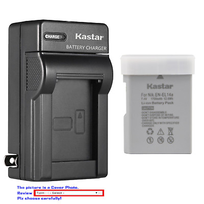 #ad Kastar Battery Wall Charger for Nikon EN EL14a MH 24 amp; Nikon D3500 DSLR Camera