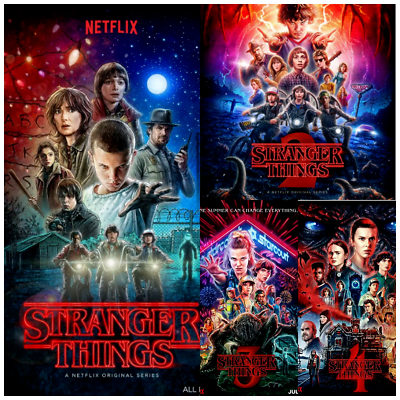 #ad Stranger Things TV Series Complete Series All4 Seasons 1 4 DVD Box Set