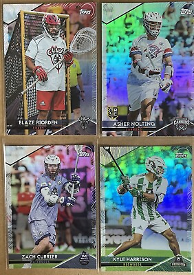 #ad 2022 Topps Premier Lacrosse League PLL Rainbow Foil Cards *You Pick From List*