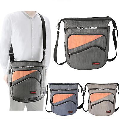 Vertical Messenger Bag Men Shoulder Bag Men Tablets Bag Crossbody Bags $17.90