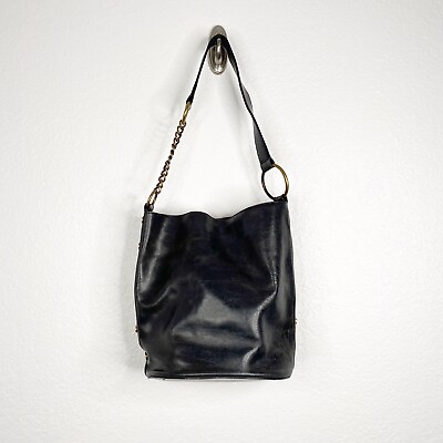 Tabitha Webb Leather Bucket Bag Black Purse $29.99