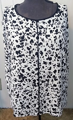 #ad Beautiful Vince Camuto Long Sleeve Blouse Sz M. LK Nw