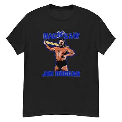 #ad Hacksaw Jim Duggan T Shirt Iconic Wrestling 80S Tee Size S 5XL