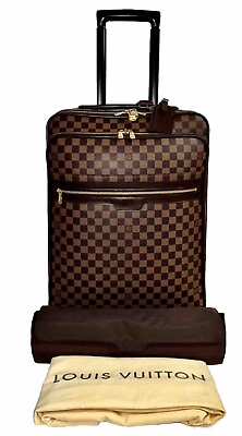 #ad Louis Vuitton Pegase Business Damier Ebene Suitcase Bag Unisex Excellent #Q 017