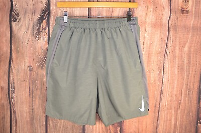 #ad Nike Challenger Mens 8quot; Running Shorts Size L Gray Dri Fit