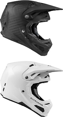 #ad 2023 Fly Racing Formula Carbon Solid Helmet Motocross Dirt Bike Offroad Adult