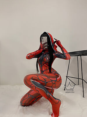 #ad Spider Man Zentai Jumpsuit Cosplay Clothing Women Sexy Uniform Halloween Outfits