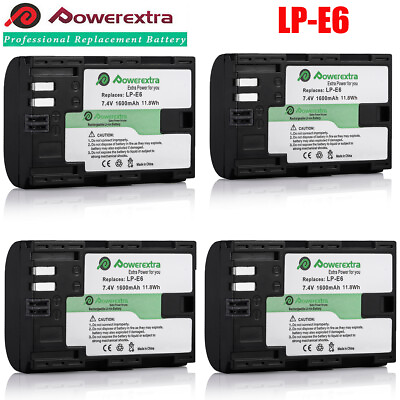 #ad LP E6 Battery Replacement for LP E6N LP E6N LC E6 amp; 6D Mark II