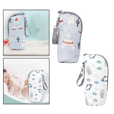 #ad Multifunctional Baby Bottle Warmer Bag Thermal Insulation Travel Mug Thermostat