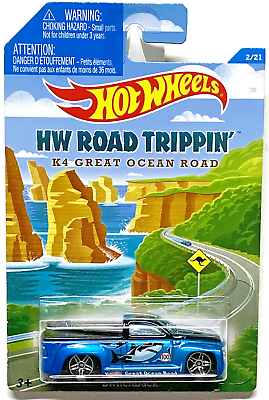 #ad Hot Wheels SWITCHBACK 2015 ROAD TRIPPIN K4 GREAT OCEAN ROAD SHIPS IN PROTECTOR
