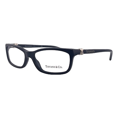 #ad Tiffany amp; Co Black Rectangle Eyeglasses Frames 52mm 15mm 135mm TF 2036 8001