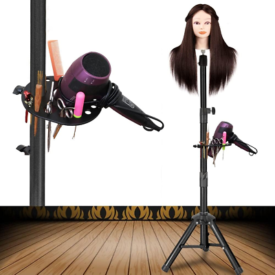 #ad Wig Stand Tripod 55 Inch Metal Wig Mannequin Head Tripod Stand for Hairdressing