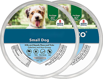 #ad 2Packs Flea amp; Tick Collar For Small Dogs 8 Month Protection