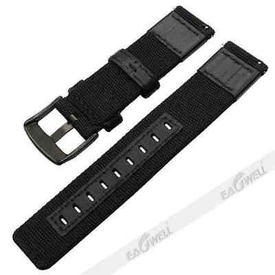 #ad For Samsung Garmin Universal 22mm Nylon Watch Band Wrist Strap Quick Release New