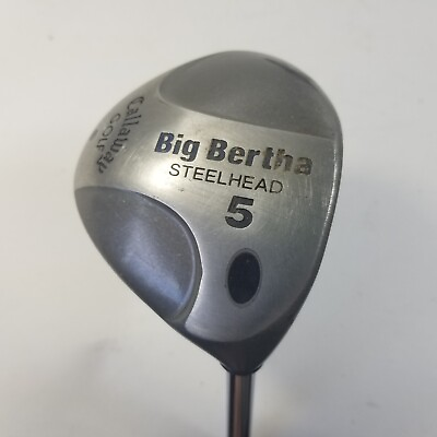 #ad Callaway Big Bertha Steelhead 5 Wood Steel Memphis 10 #x27;98 Right Hand 41.5quot;