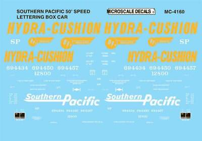#ad Microscale MC 4160 HO 1995 SP 50#x27;#x27; Speed Lettering Boxcars Decal Sheet
