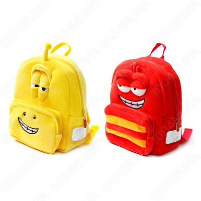 #ad Larva Backpack Cute Character Mini Small School Shoulder Bag for Girls Boys