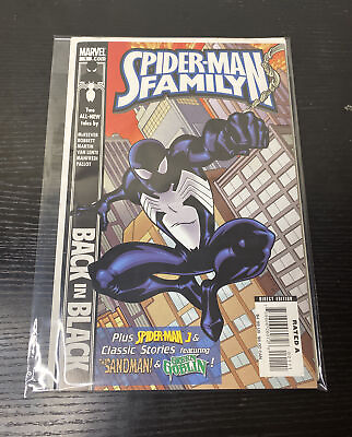 #ad Spider Man Family Back In Black April 2007 No. 1 Comic Book