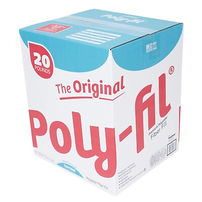 #ad The Original Poly fil® Premium Polyester Fiber Fill by Fairfield 20 Pound Box